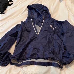 Puma Dark Blue Hooded Jacket